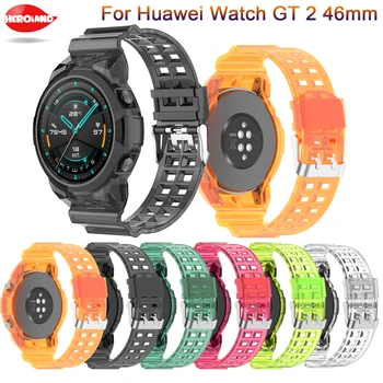 Новый спортивный силиконовый ремешок для смарт-часов Huawei watch GT 2 46 мм, сменный браслет для смарт-часов Huawei watch GT2 Correa