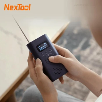 Xiaomi Nextool 6-в-1 AM FM-радио Фонарик Ручной выработки электроэнергии Аварийное оповещение Лазерный луч 4500 мАч Аварийный блок питания