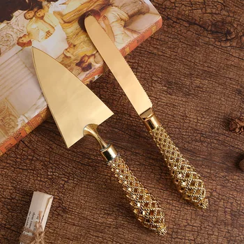 Инструменты для выпечки западной кухни, треугольная лопатка для пиццы с выдалбливаемой ручкой, десертный нож для торта, свадебный подарочный набор из двух частей