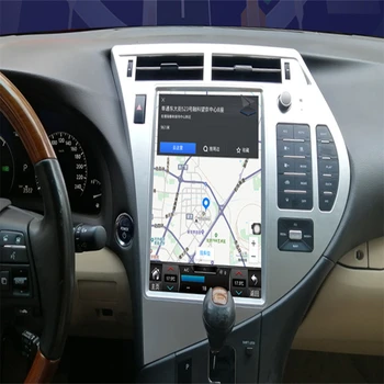 128 Г Для Lexus RX 2009-2014 Tesla Стиль Android Автомобильный Радиоприемник Мультимедийный Авто Плеер Навигация Стерео GPS Аксессуары 2 Din 12,1 