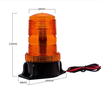 Сигнальная лампа для вилочного погрузчика 10-110 В, стробоскоп, школьный свет, дорожное движение, светодиодный стробоскоп на крыше, транспортное средство