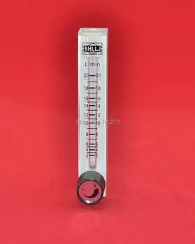 Расходомер воздуха LZQ-7 2-20 л/мин (расходомер газа H = 120 мм) с регулирующим клапаном для кислородного коллектора, он может регулировать расход